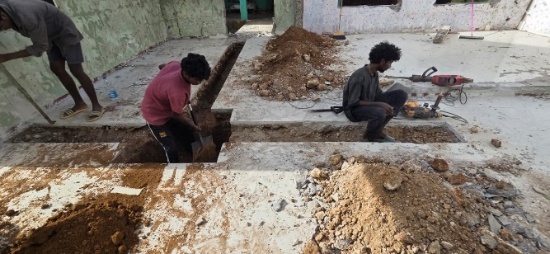 St Luke's Hospital construction project underway