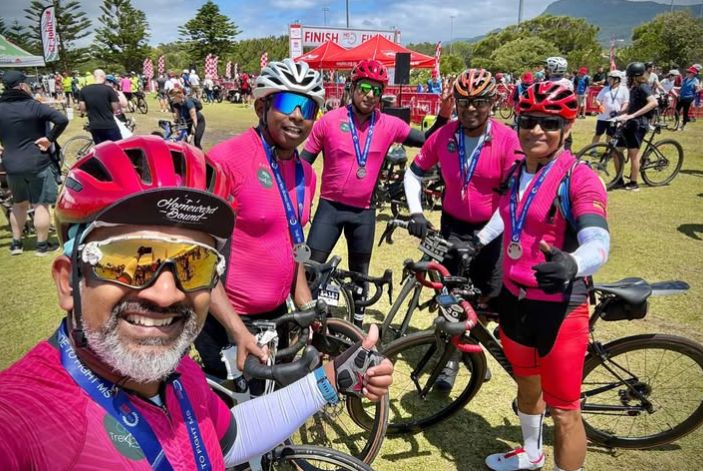 Australian riders in training