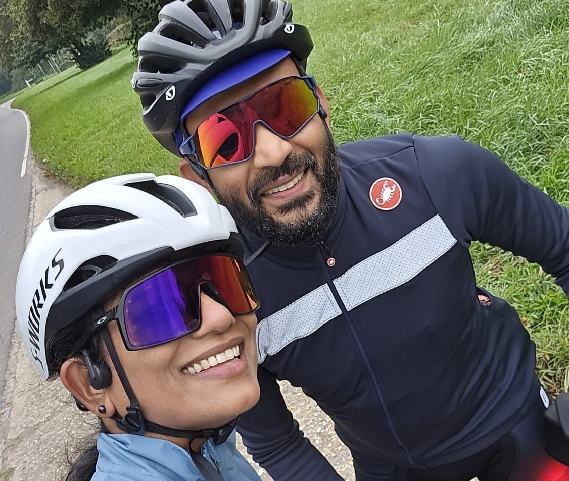 UK riders in training