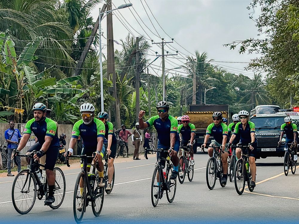 Cyclists on the T4C2026 ride