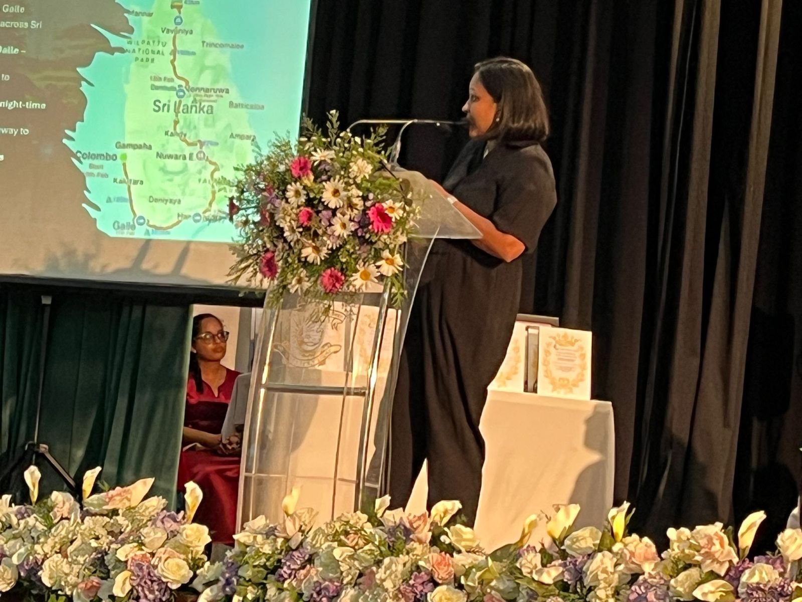 Trinushka Perera speaking at the Methodist Conference 2025
